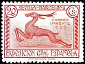 Spain 1929 Expo Sevilla Barcelona 20 CTS Naranja Edifil 447